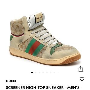 EUC - GUCCI Screener GG Hightop Sneaker